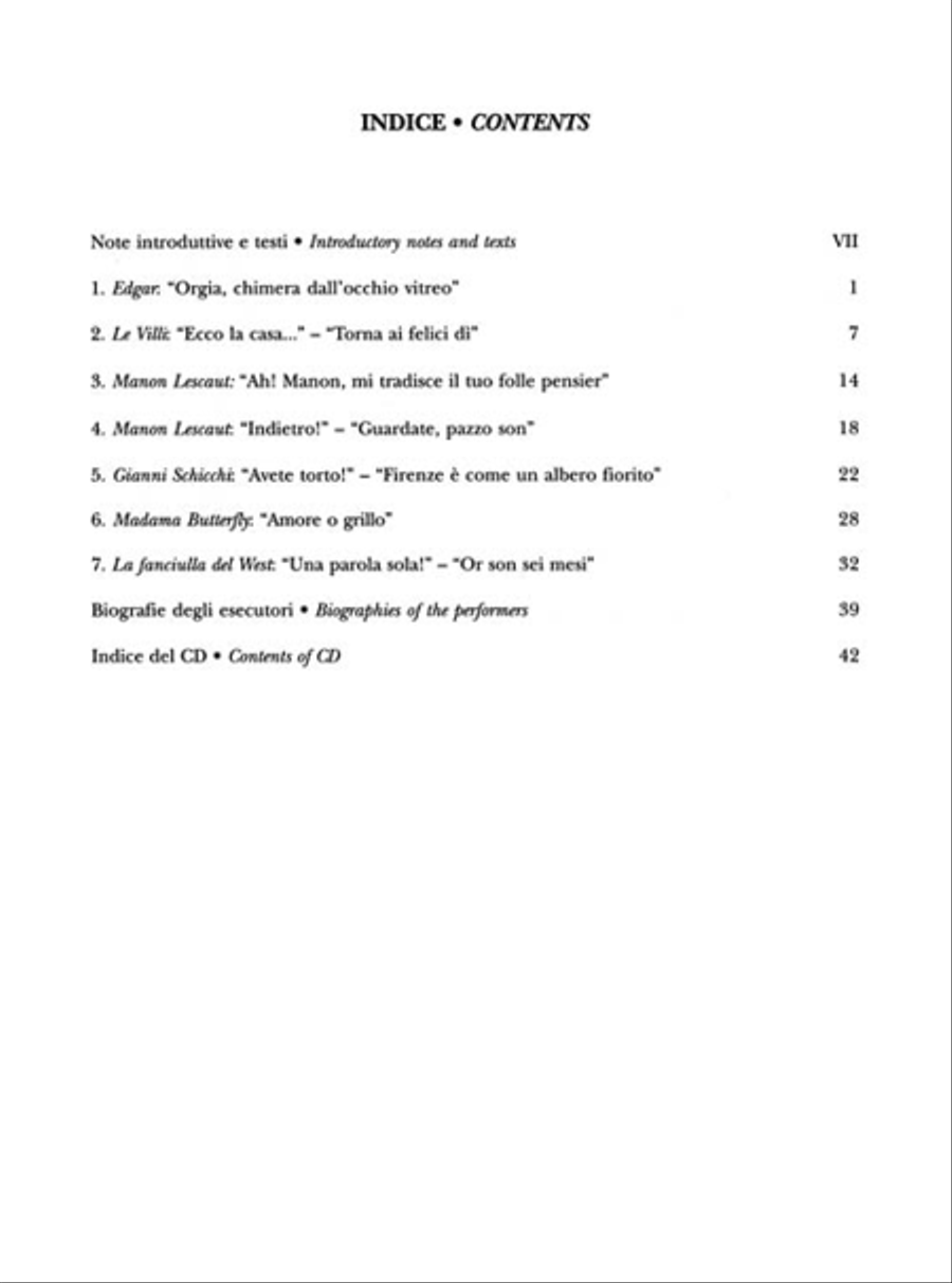 Cantolopera: Puccini Arias for Tenor Volume 2 Voice Solo scores gallery preview page 4