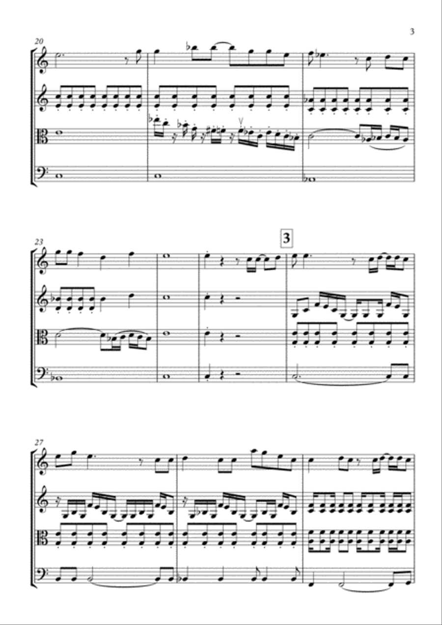 Home Sweet Home Home Sweet Home String Quartet scores gallery preview page 4