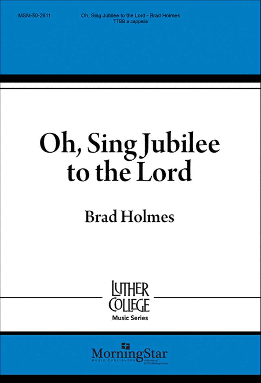 Oh, Sing Jubilee to the Lord TTBB scores gallery preview page 1