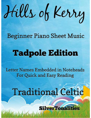 Hills of Kerry Beginner Piano Sheet Music 2nd Edition