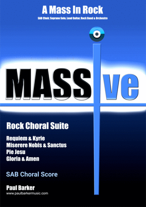MASSive - A Mass in Rock (SAB Choir Vocal Score)