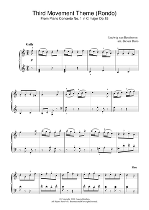 Book cover for Piano Concerto No.1 in C Major Op.15, Rondo