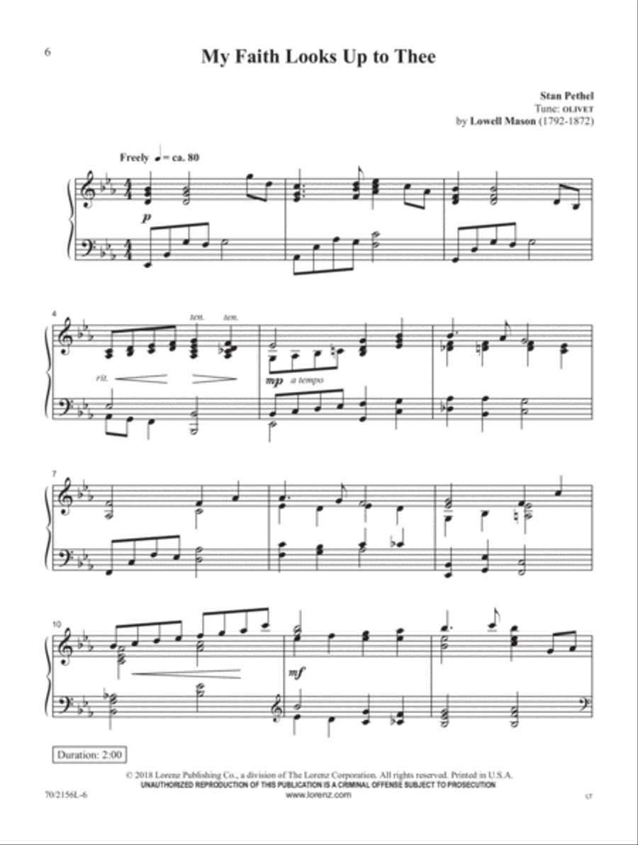 Blessed Redeemer Piano Solo scores gallery preview page 4