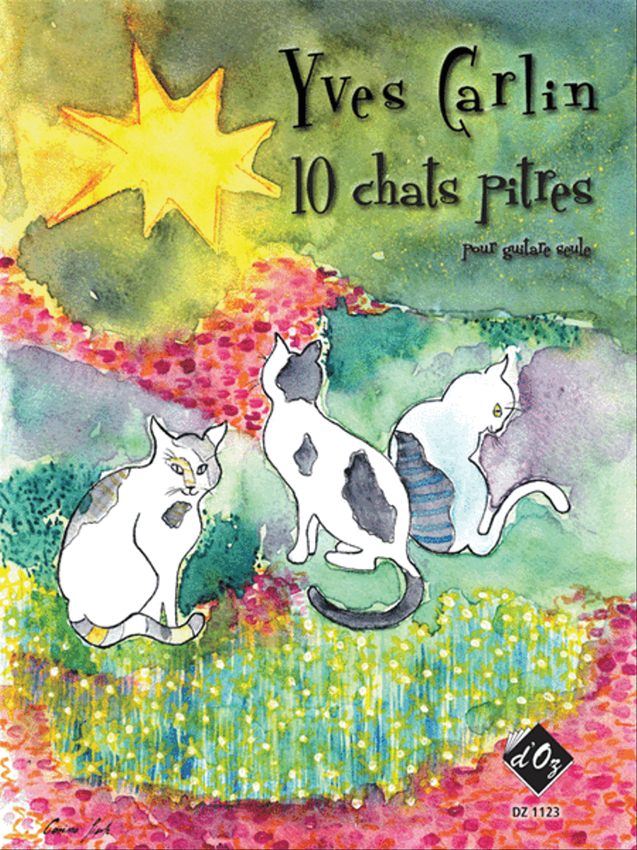 10 chats pitres, vol. 1 Classical Guitar scores gallery preview page 1
