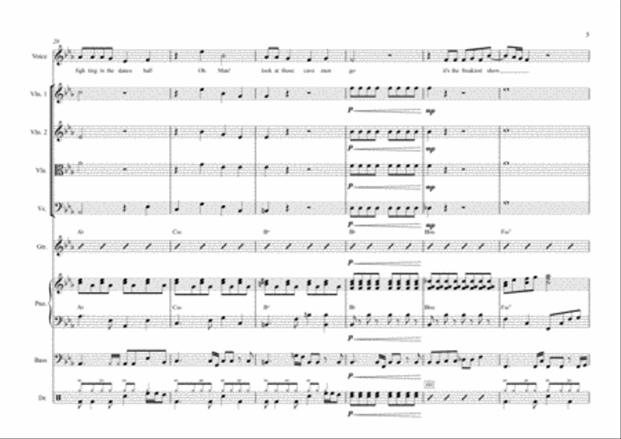 Life On Mars Small Ensemble scores gallery preview page 6