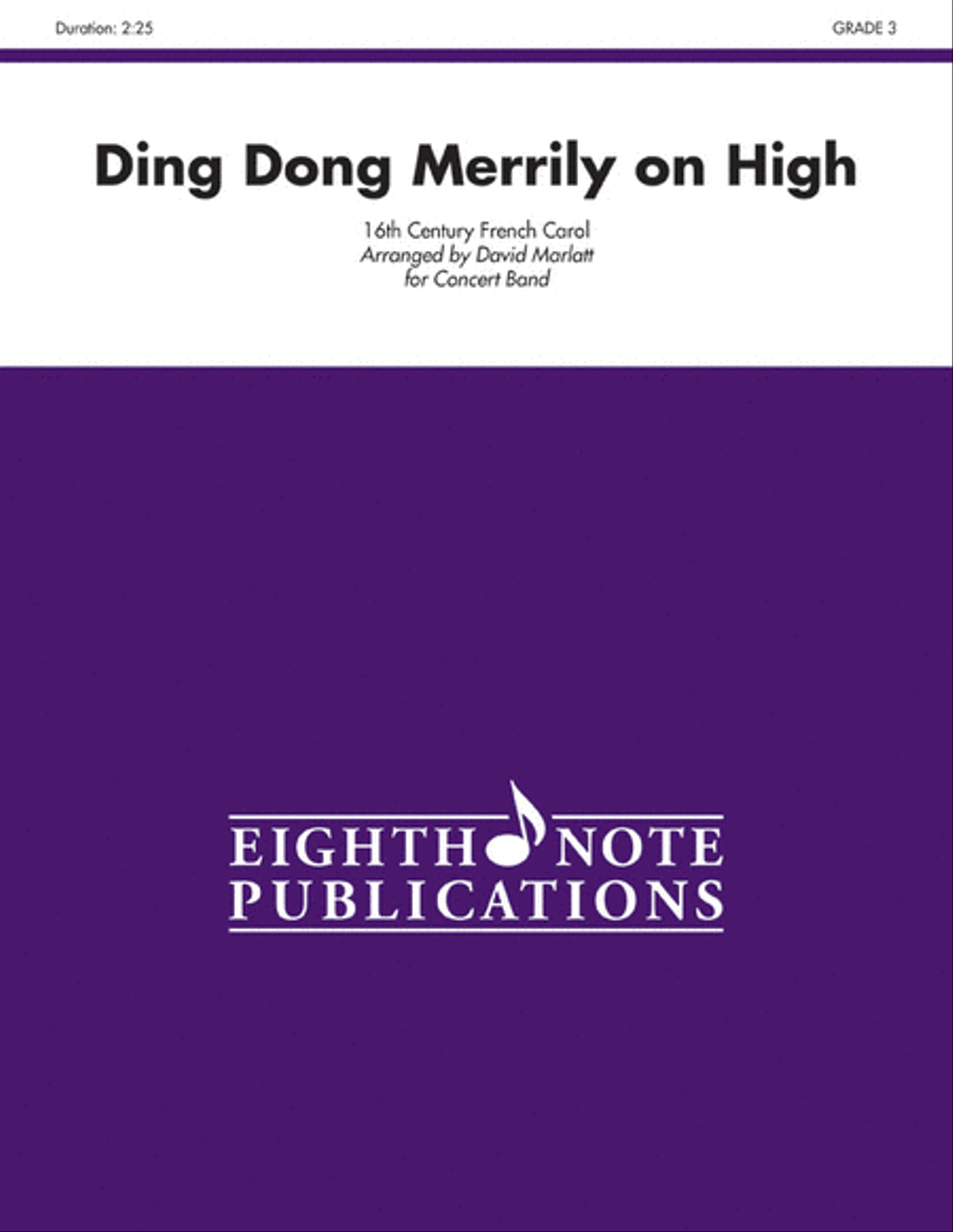 Ding Dong Merrily on High Concert Band scores gallery preview page 1