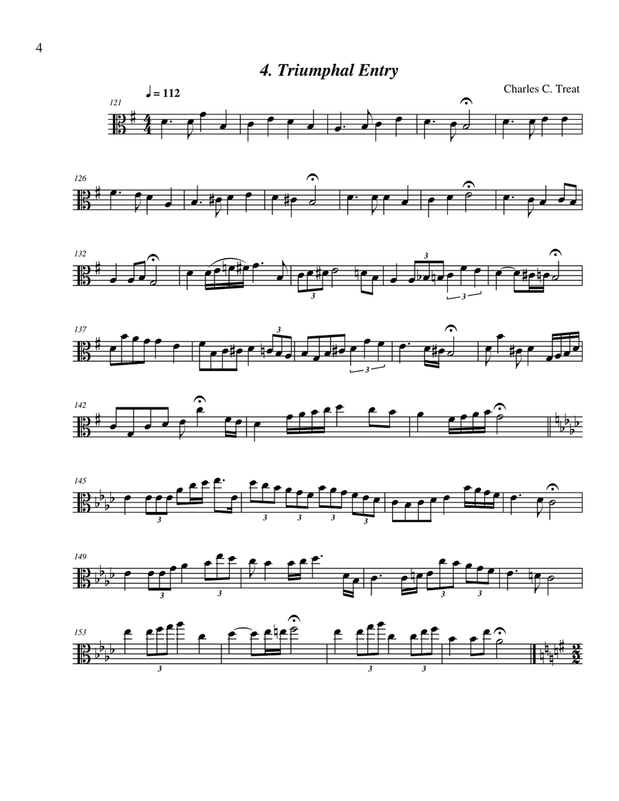 52 Easter Hymns for the Solo Performer - viola Viola Solo scores gallery preview page 6