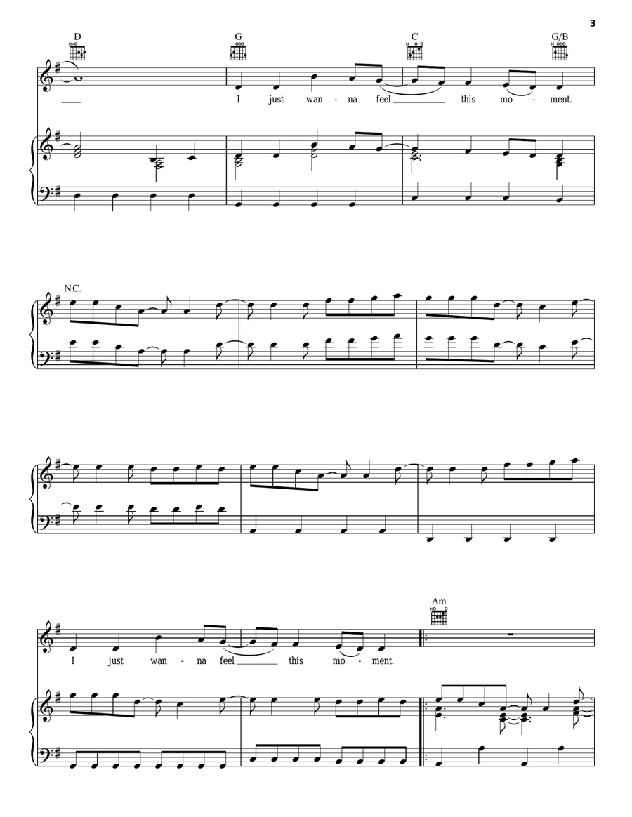 Feel This Moment Feel This Moment Acoustic Guitar scores gallery preview page 3