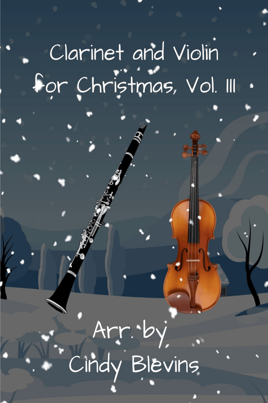 Clarinet and Violin for Christmas, Vol. III (12 arrangements) Clarinet scores gallery preview page 1