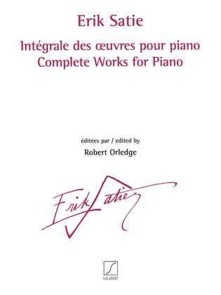 Book cover for Complete Works for Piano Volumes 1-3