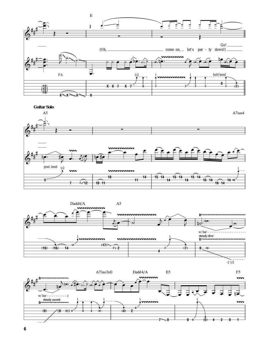Party Acoustic Guitar scores gallery preview page 6