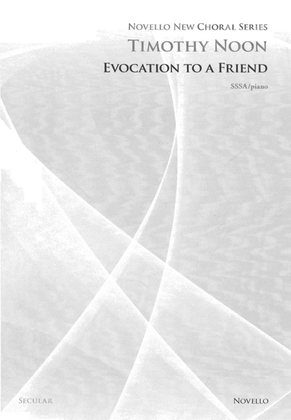 Book cover for Evocation to a Friend