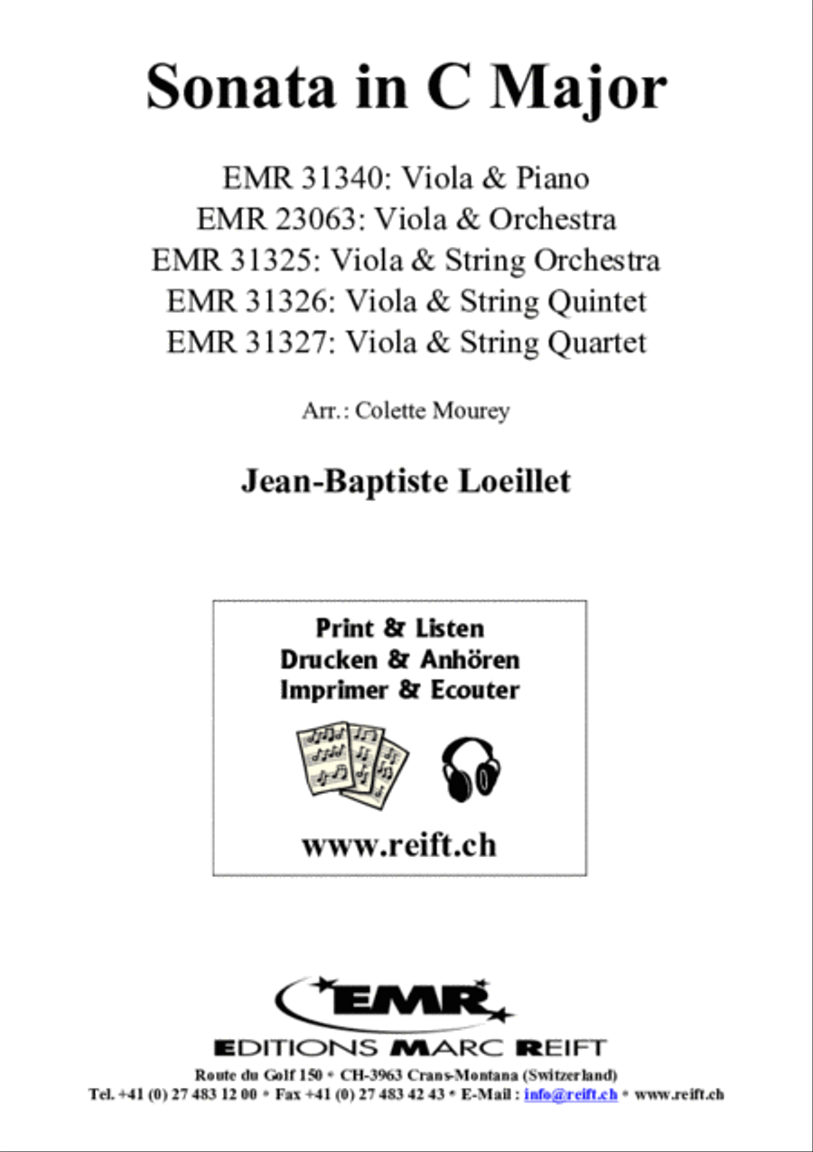 Sonata in C Major Piano Accompaniment scores gallery preview page 2