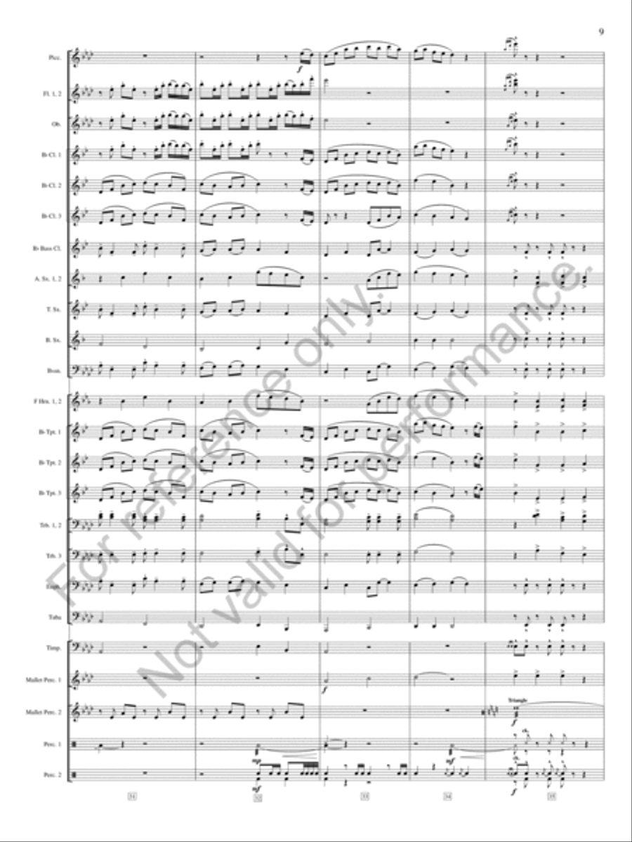 River City Sunset River City Sunset Concert Band scores gallery preview page 10