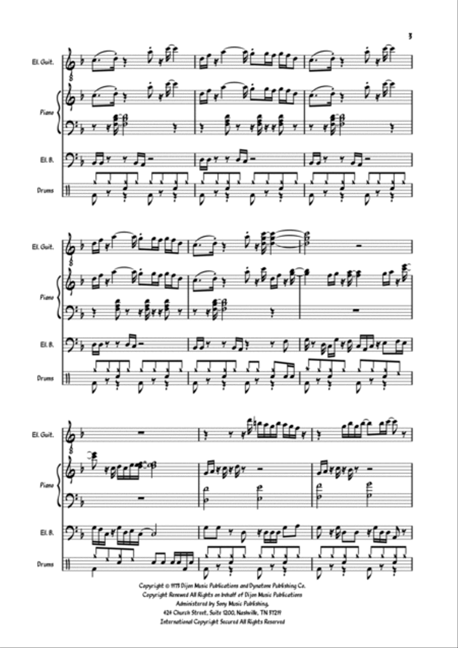 People Get Up And Drive Your Funky Soul Jazz Ensemble scores gallery preview page 3
