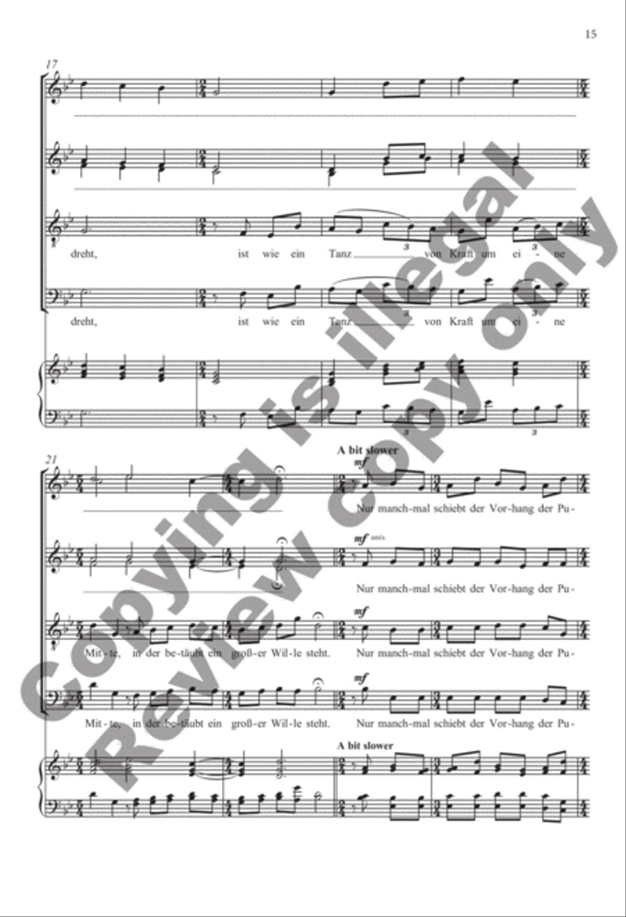 Selected Secular Choral Works of Julian Wachner 4-Part scores gallery preview page 31
