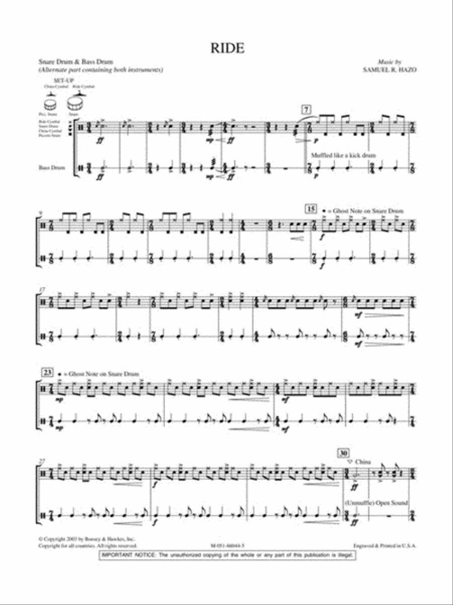 Ride Concert Band scores gallery preview page 9