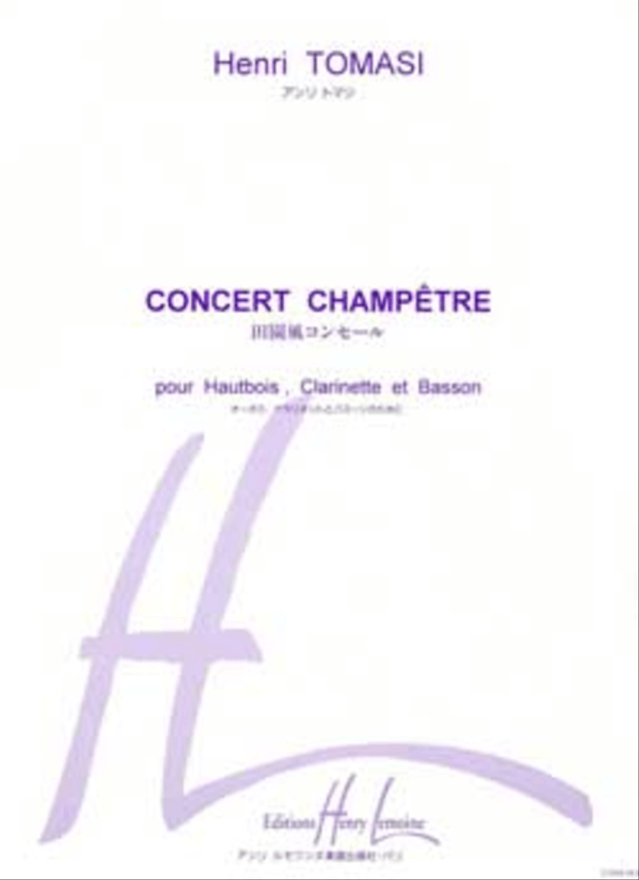 Concert Champetre Bassoon scores gallery preview page 1