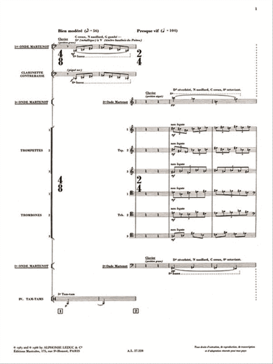 Act 1, Tableau 3 (opera) Collection / Songbook scores gallery preview page 2