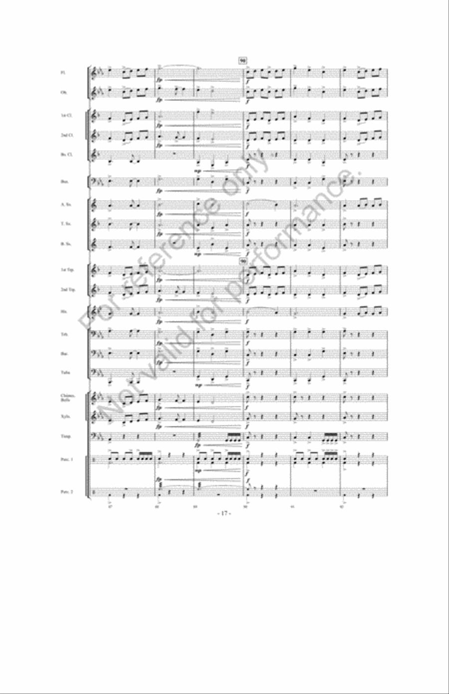 Legend of Pirates Cove Concert Band scores gallery preview page 16