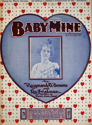Book cover for Baby Mine. Love Song & Chorus