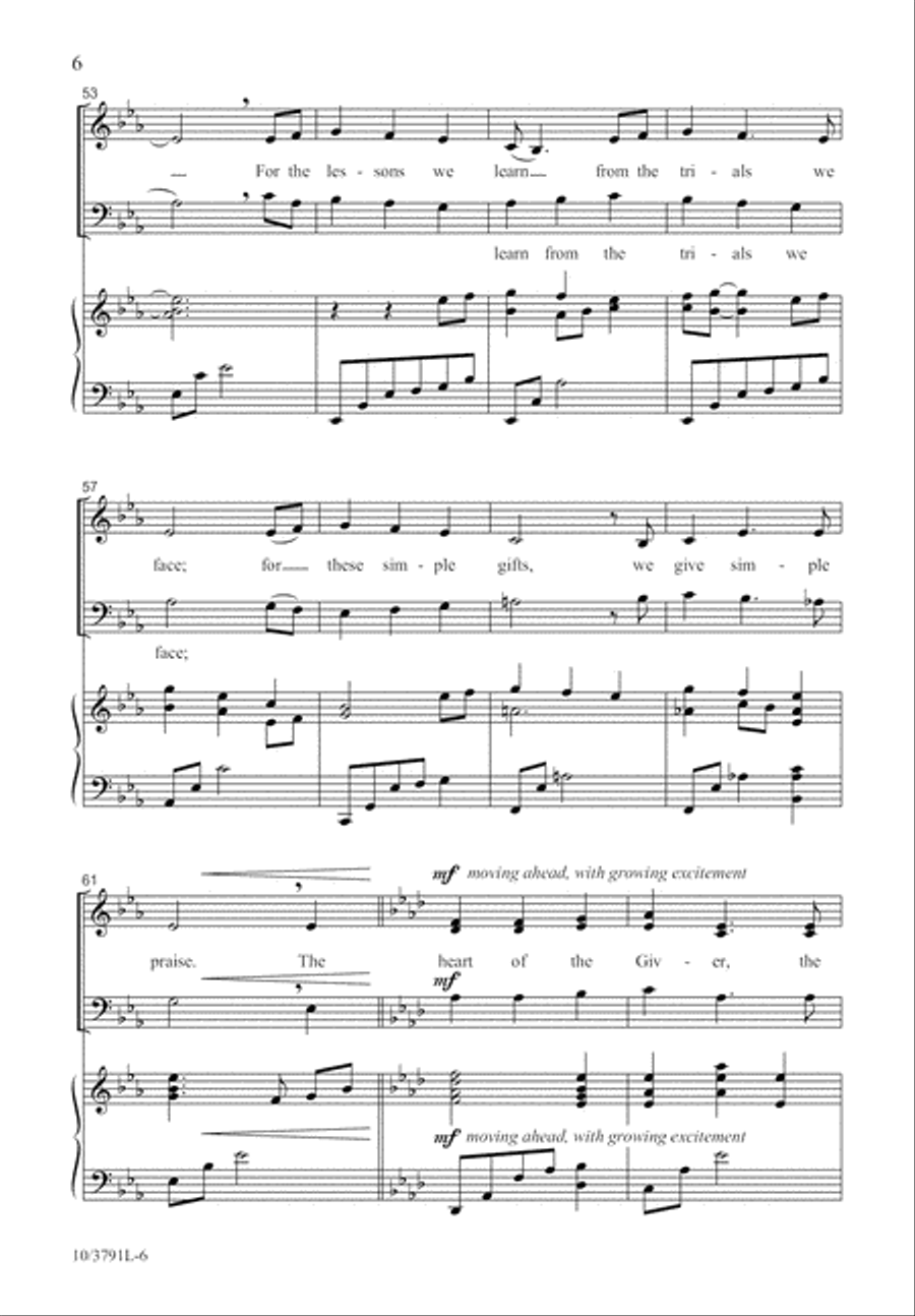 Simple Praise 3-Part scores gallery preview page 7