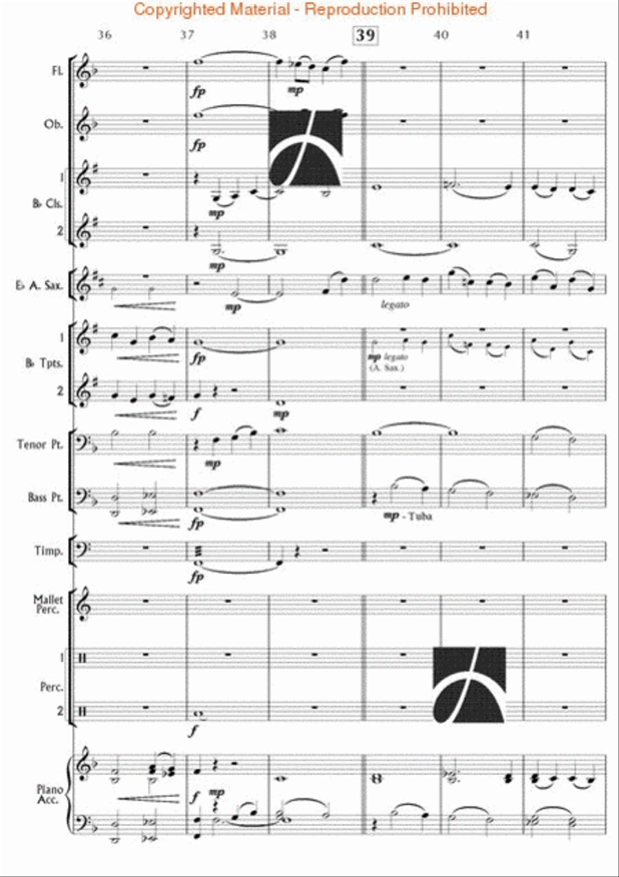The Big Apple (A New York Symphony)(Symphony No. 2) Concert Band scores gallery preview page 9