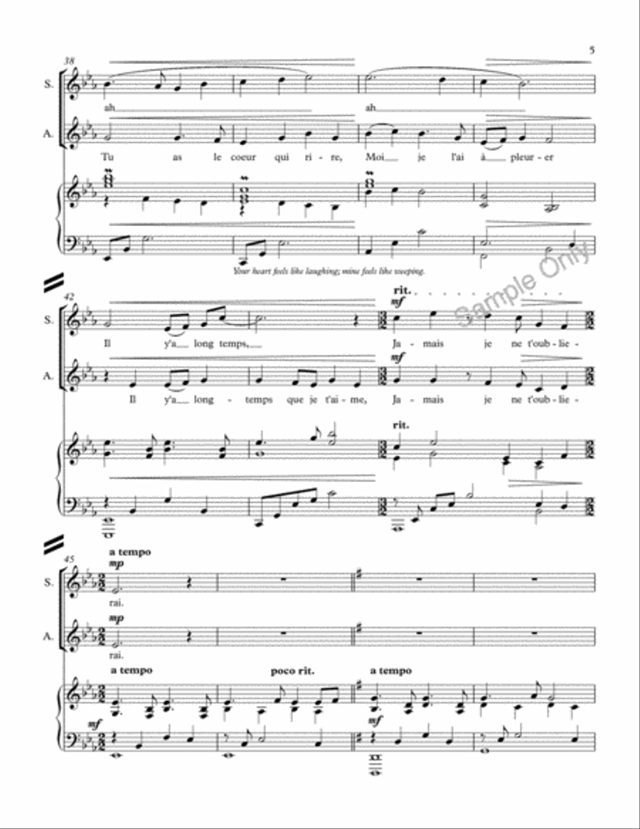 A La Claire Fontaine SA scores gallery preview page 5