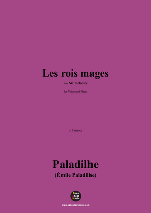 Paladilhe-Les rois mages(Conte de Noël),in f minor