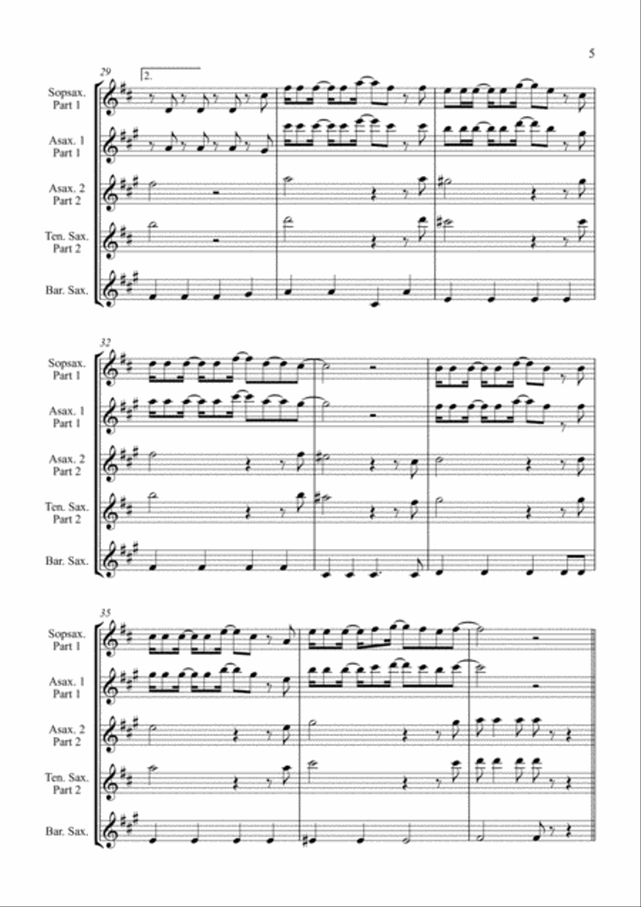 Englishman In New York Woodwind Trio scores gallery preview page 5