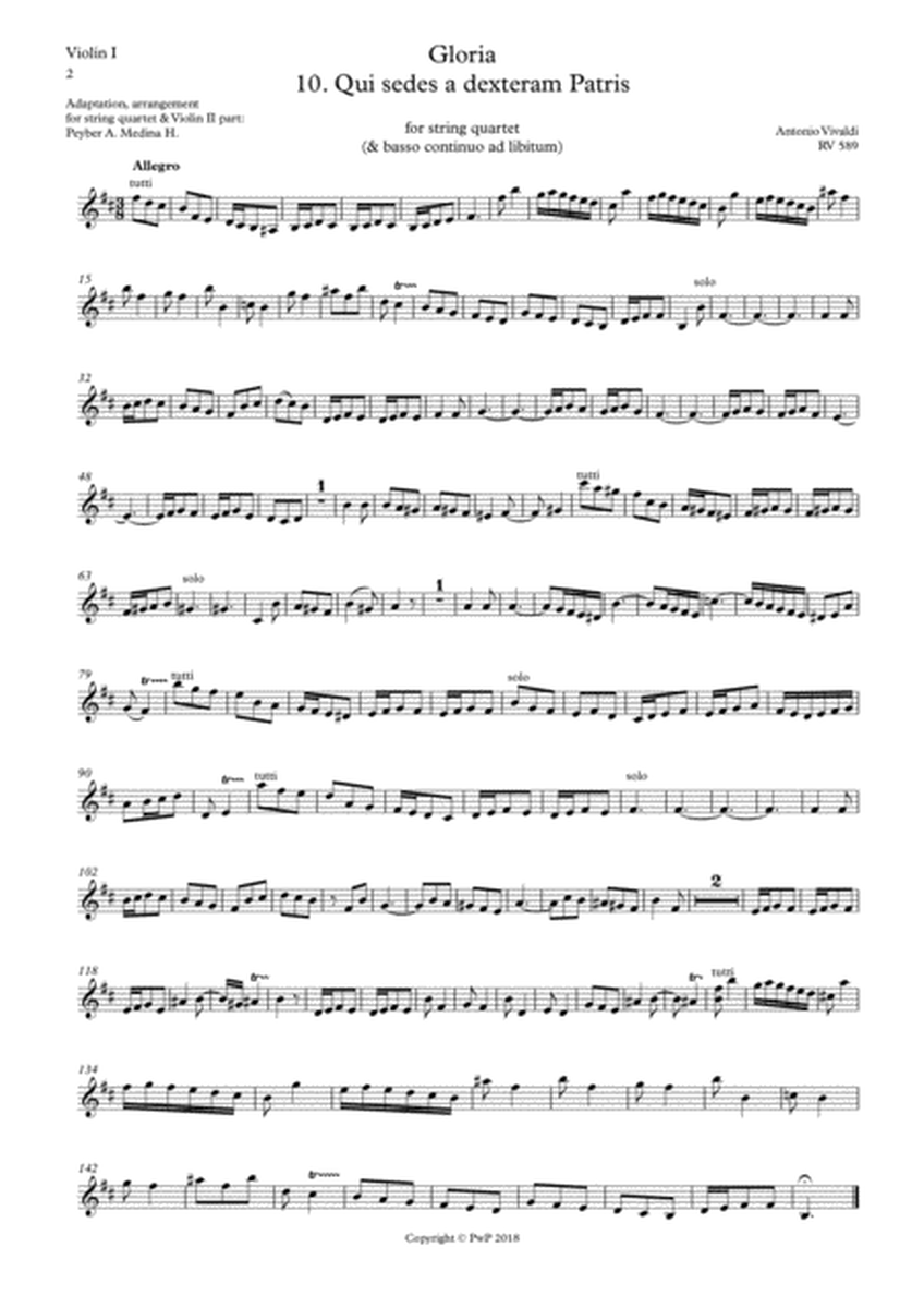 Vivaldi - RV 589, GLORIA - 10. Qui Sedes A Dexteram Patris image number null