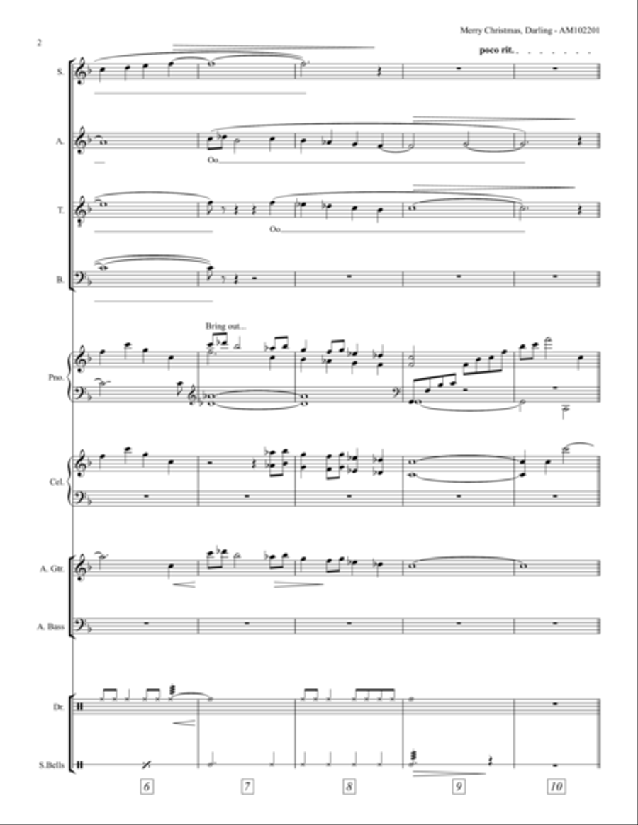 Merry Christmas, Darling Divisi scores gallery preview page 2