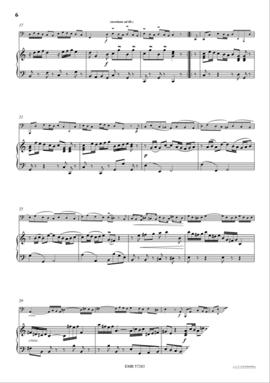 Sonata No. 3 Trombone scores gallery preview page 7