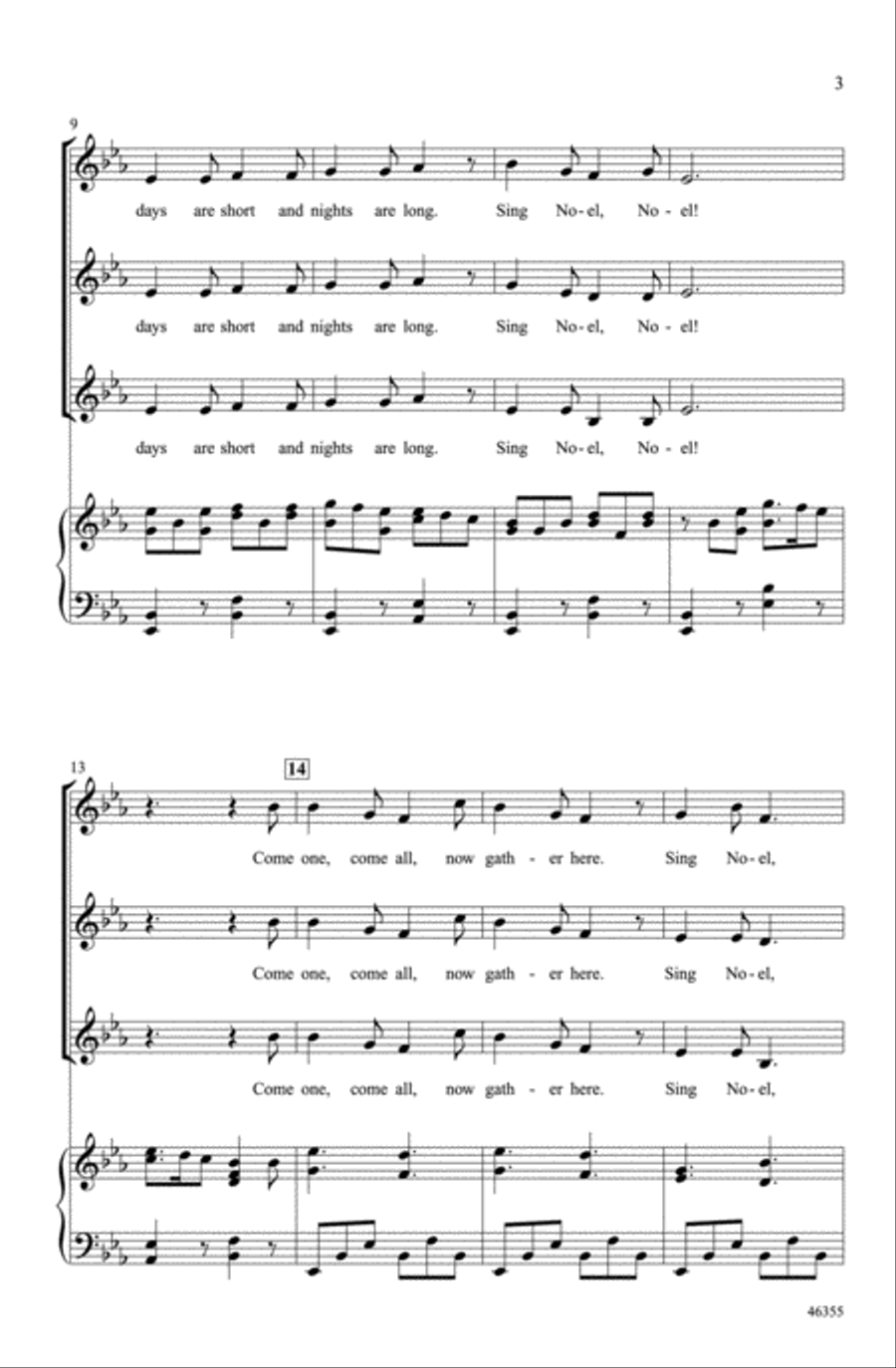 A Winter Noel Choir scores gallery preview page 2