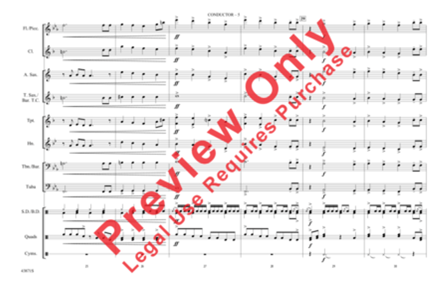 Celebration Marching Band scores gallery preview page 6