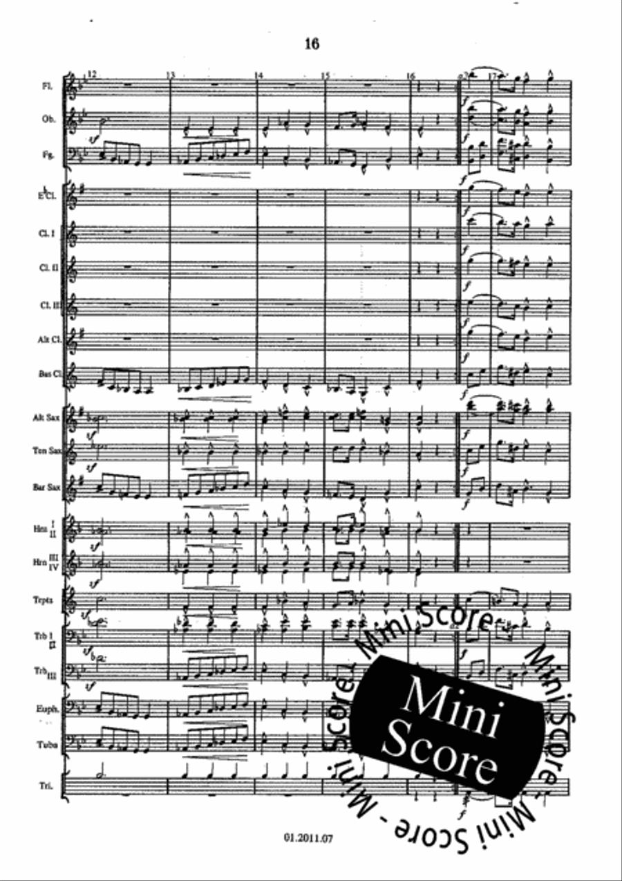 Kinderszenen Concert Band scores gallery preview page 22