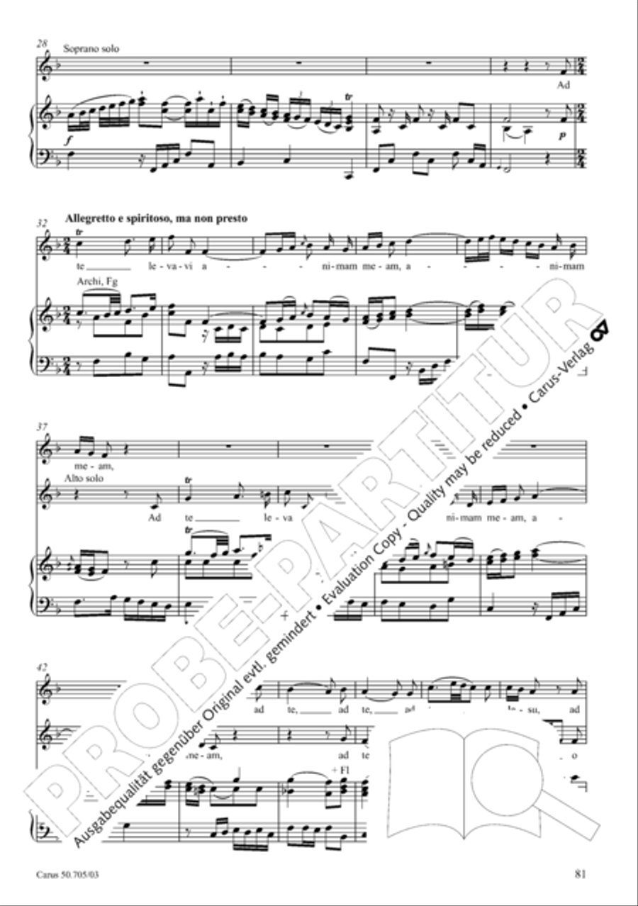 Missa in g. Hasse-Werkausgabe IV/3 4-Part scores gallery preview page 90