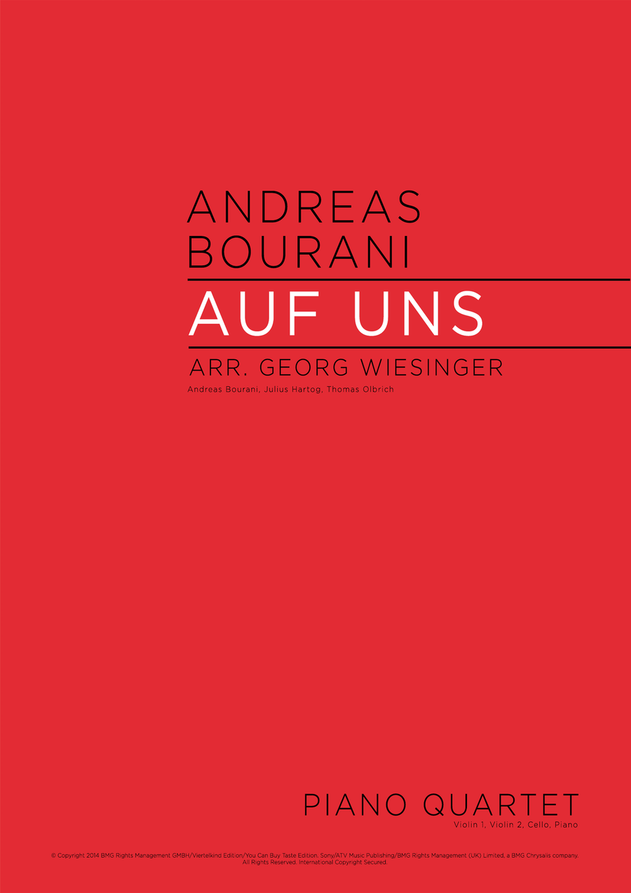 Auf Uns Piano Quartet scores gallery preview page 1