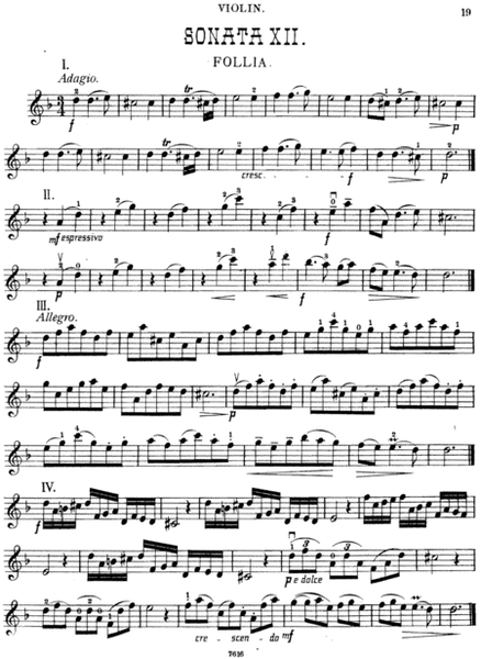 Sonata, Op.5, No. 12