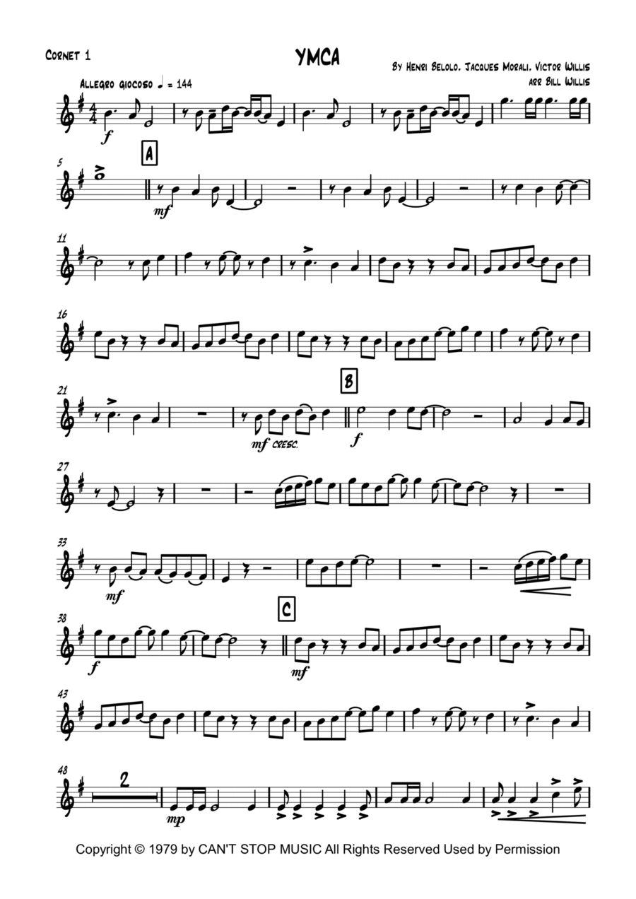 Y.m.c.a. School and Community scores gallery preview page 1