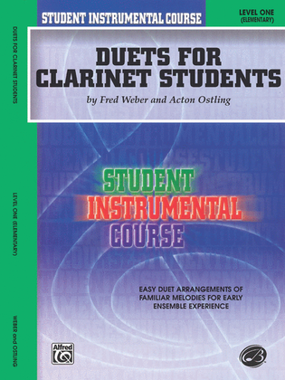 Book cover for Student Instrumental Course Duets for Clarinet Students