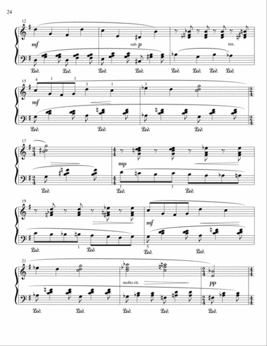Frolicking Faun Friends Easy Piano scores gallery preview page 3