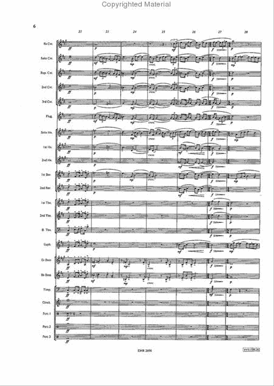 The Ten Commandments Brass Band scores gallery preview page 5