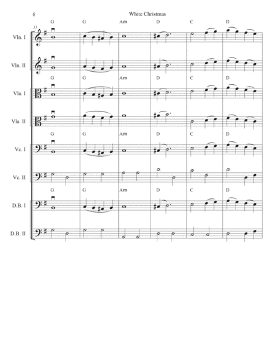 White Christmas White Christmas Cello scores gallery preview page 6