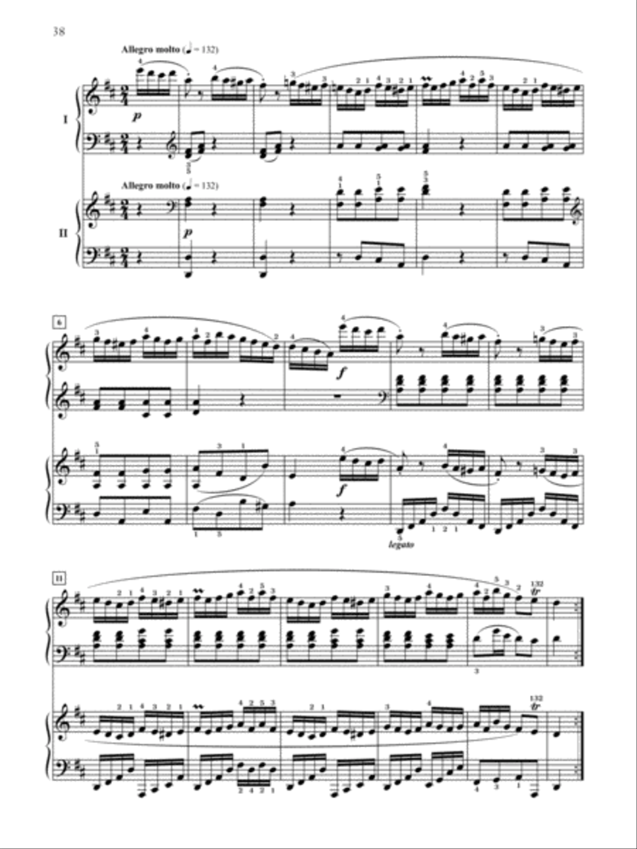 Sonata in D Major, K. 448 Small Ensemble scores gallery preview page 5