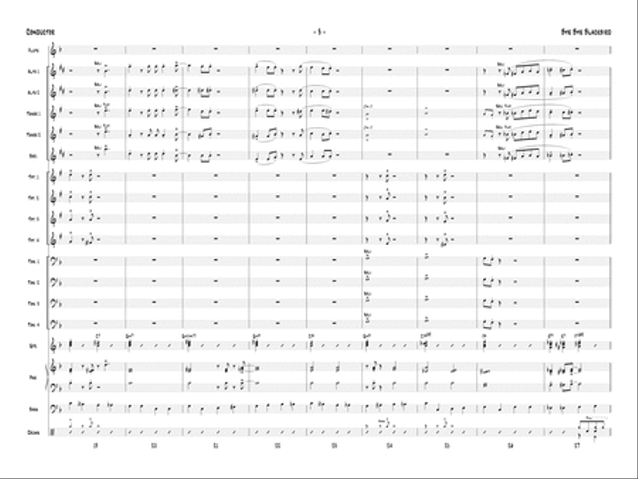 Bye Bye Blackbird: Score Bye Bye Blackbird: Score Jazz Ensemble scores gallery preview page 5