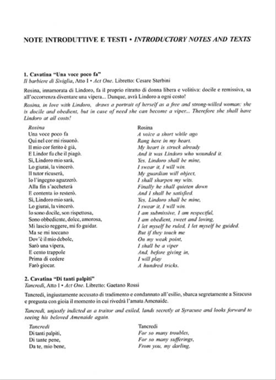 Rossini Arias for Mezzo-Soprano Mezzo-Soprano Voice scores gallery preview page 5
