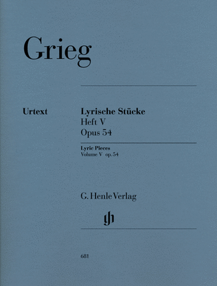 Book cover for Lyric Pieces, Volume V Op. 54
