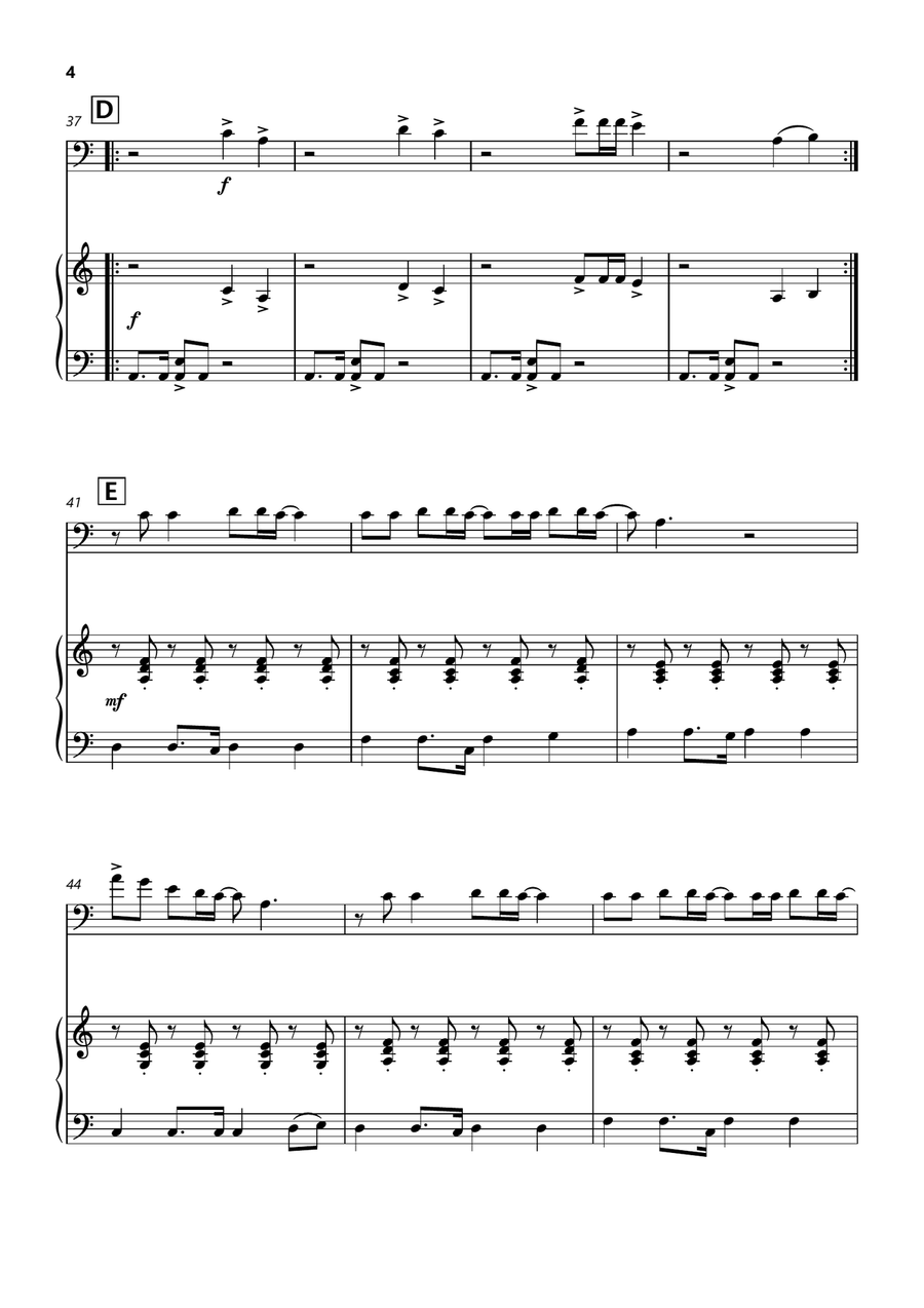 Bloody Mary Chamber Music scores gallery preview page 4