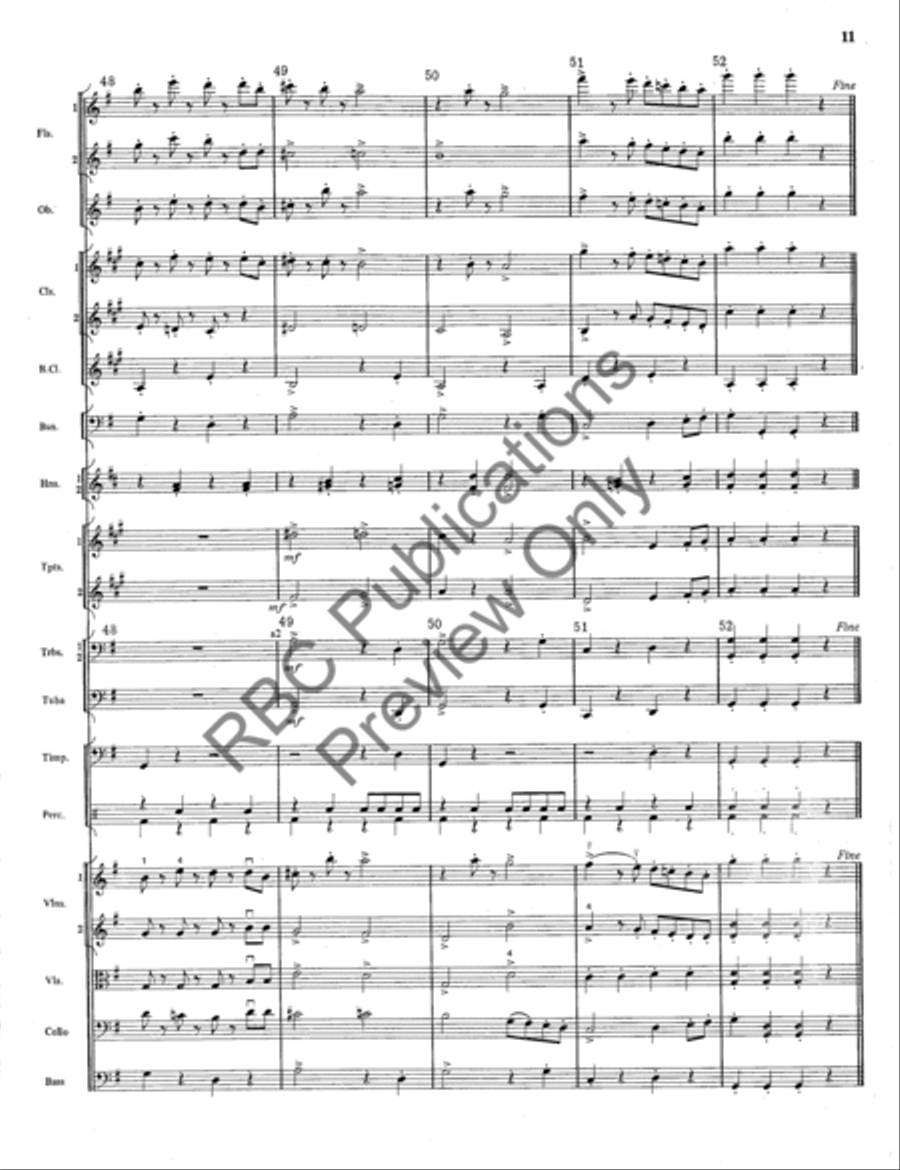 Radetzky March Radetzky March Full Orchestra scores gallery preview page 12